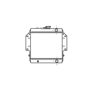 Radiador, arrefecimento do motor para Suzuki SJ410/413/Samurai/Santana 81-95