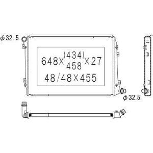 Radiador, arrefecimento do motor para Seat Toledo 04-09