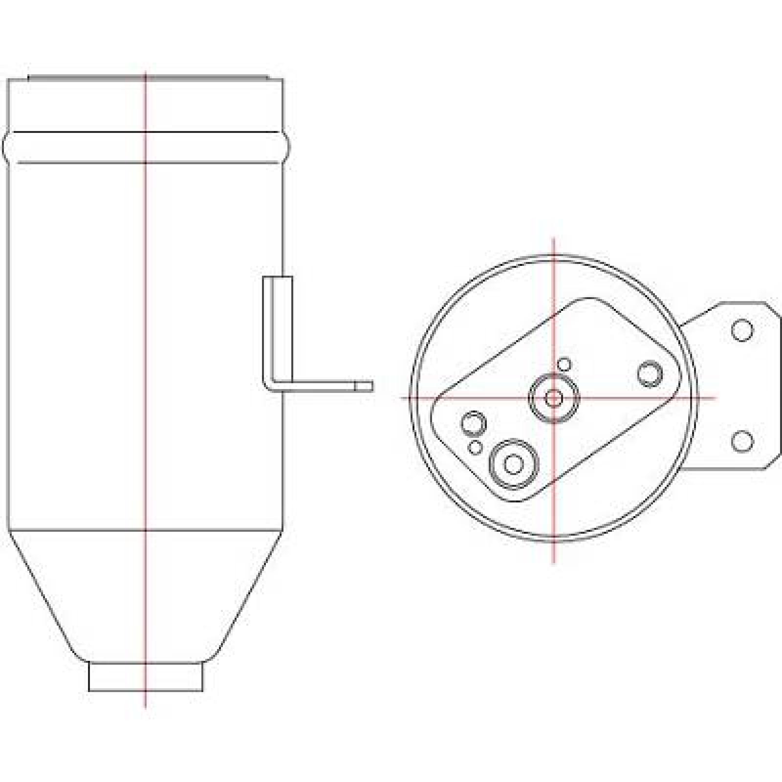 Secador, ar condicionado para BMW 5-Série (E39) 95-00