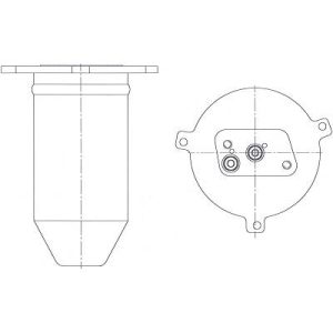 Secador, ar condicionado para BMW 5-Série (E39) 00-03