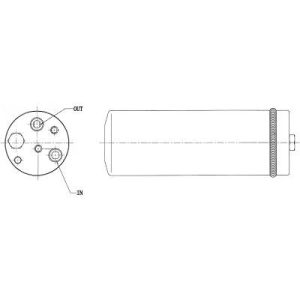 Secador, ar condicionado para Renault Scenic 99-03