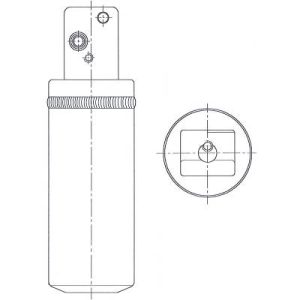 Secador, ar condicionado para Saab 9-5 97-10