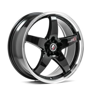 Jante 1AV D1R 18x8 ET45 5x108 - GLOSS BLACK & POLISHED