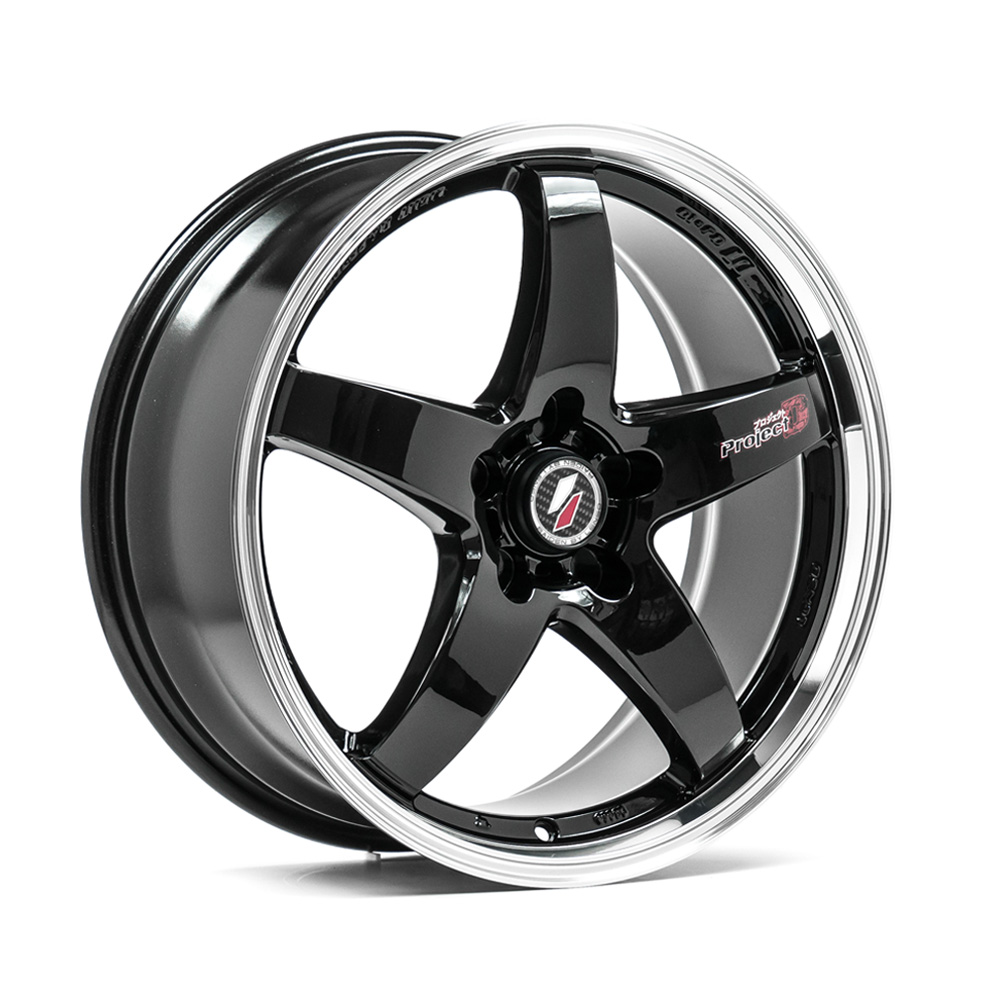 Jante 1AV D1R 18x8 ET45 5x108 - GLOSS BLACK & POLISHED