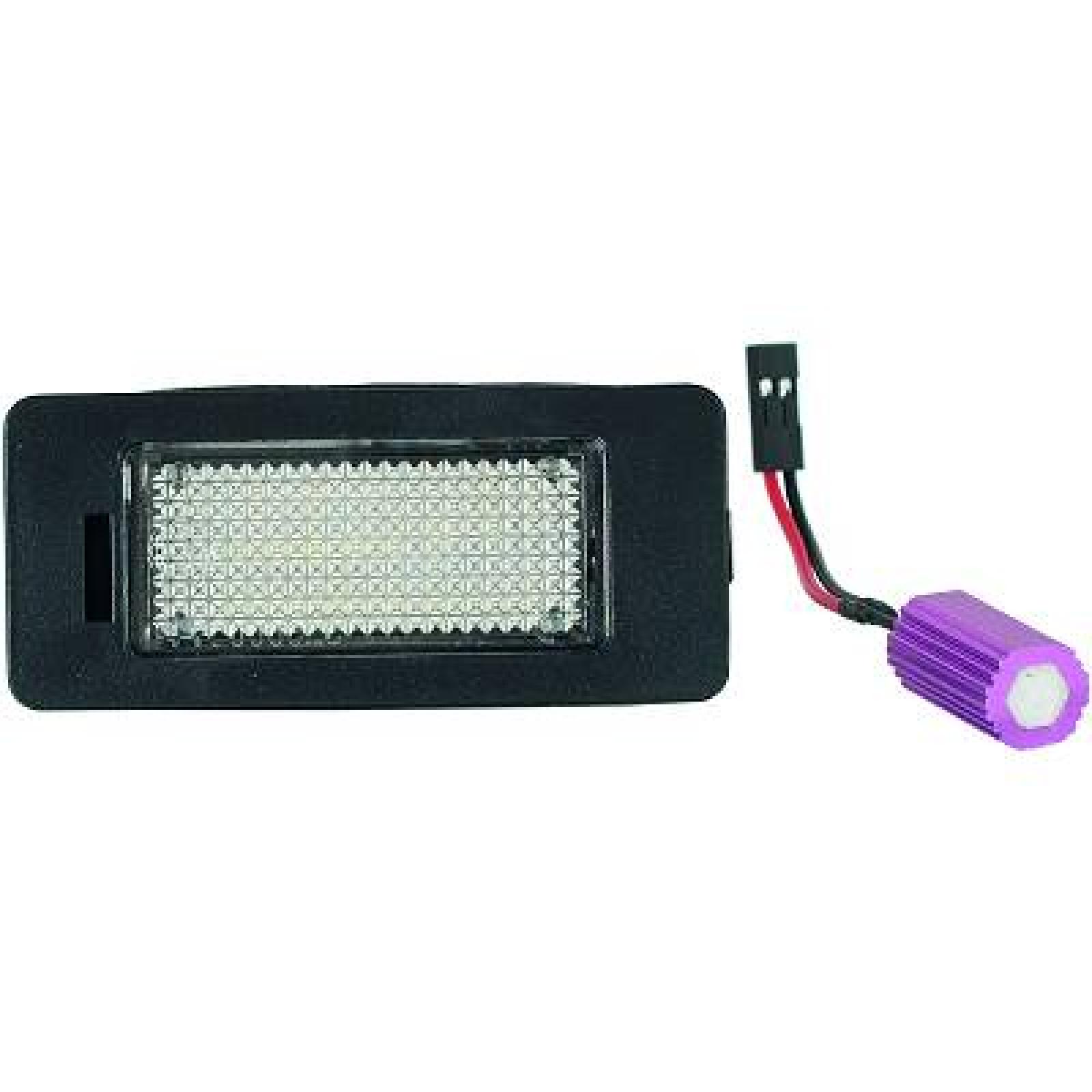 Luz de chapa de matrícula para Volkswagen Touran 10->>