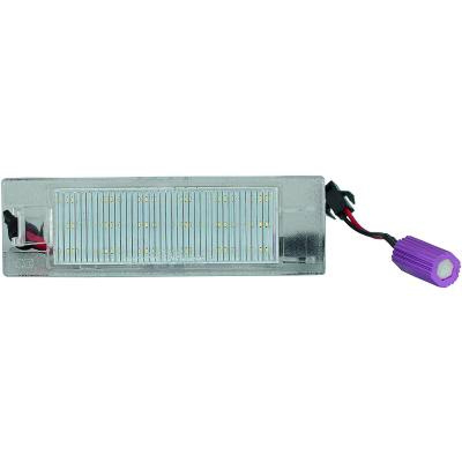 Luz de chapa de matrícula para Opel Corsa C 03-06