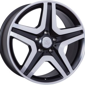 Jante Mercedes 20x9,5 ET50 5x130 - DULL BLACK F POLISHED