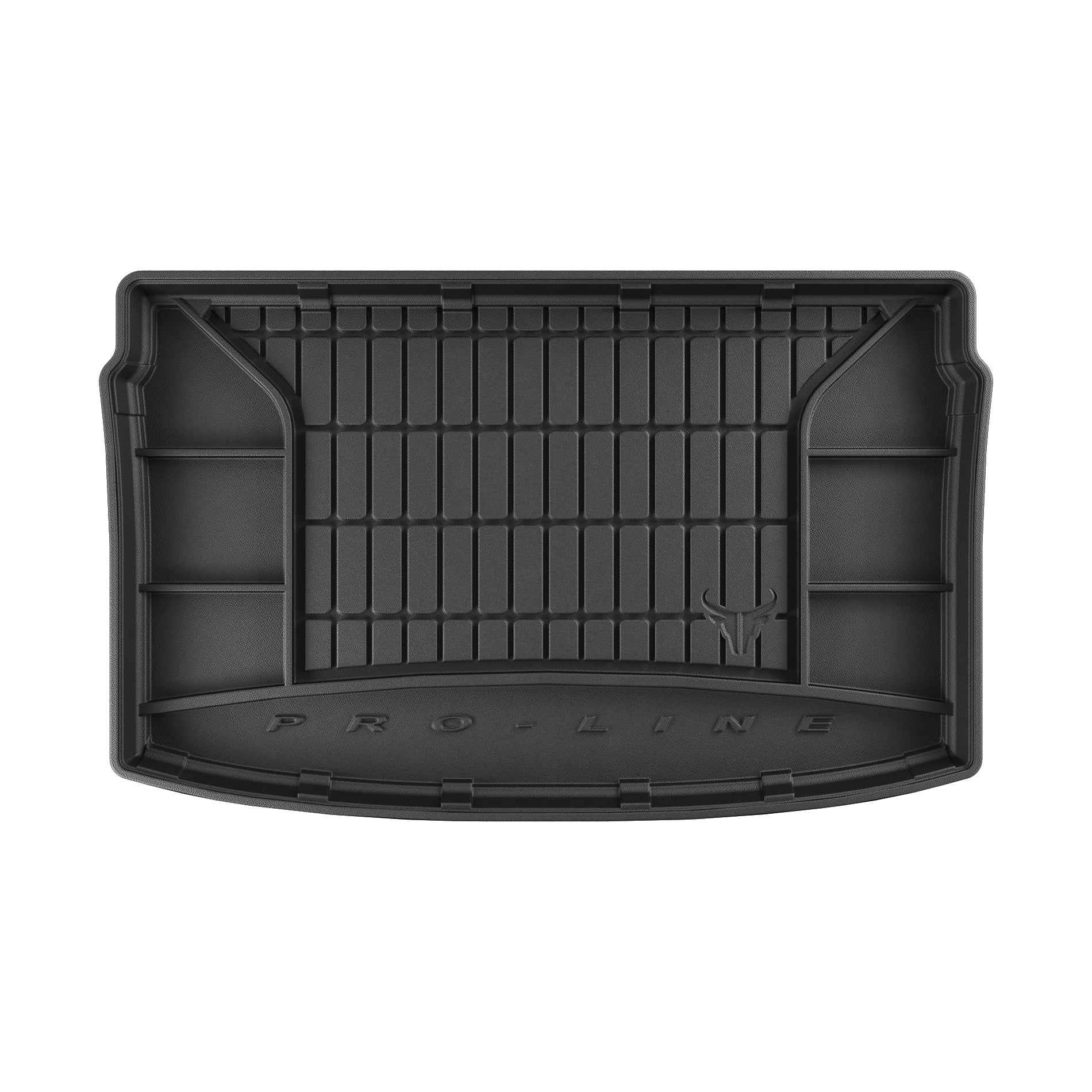 TAPETE BORRACHA P/ MALA PRO-LINE VOLKSWAGEN POLO VI HATCHBACK 2017-> PISO SUPERIOR