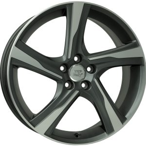 Jante Volvo 18x7,5 ET52,5 5x108 - MATT GM POLISHED