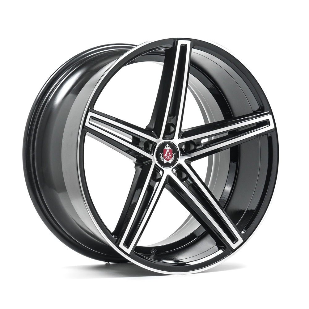 Jante 1AV EX14 19x8,5 ET40 5x108 - GLOSS BLACK & POLISHED