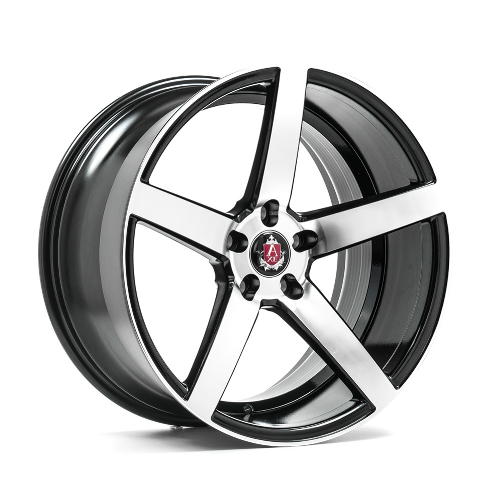 Jante 1AV EX18 18x8 ET40 5x108 - GLOSS BLACK & POLISHED