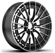 Jante Mercedes 20x8,5 ET34,5 5x112 - Black Half Matt+Polished Lip