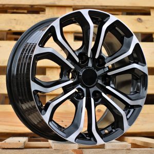 Jante Toyota 17x7,5 ET25 6x139,7 - Black Polished