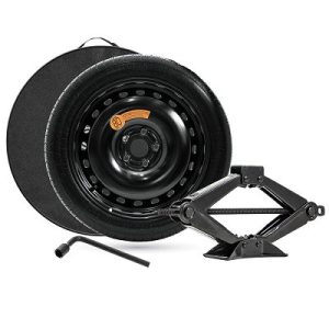 Kit Roda Suplente Aço 18" 5x114 CB67.1 - Pneu 125/70R18 (chave 17mm)