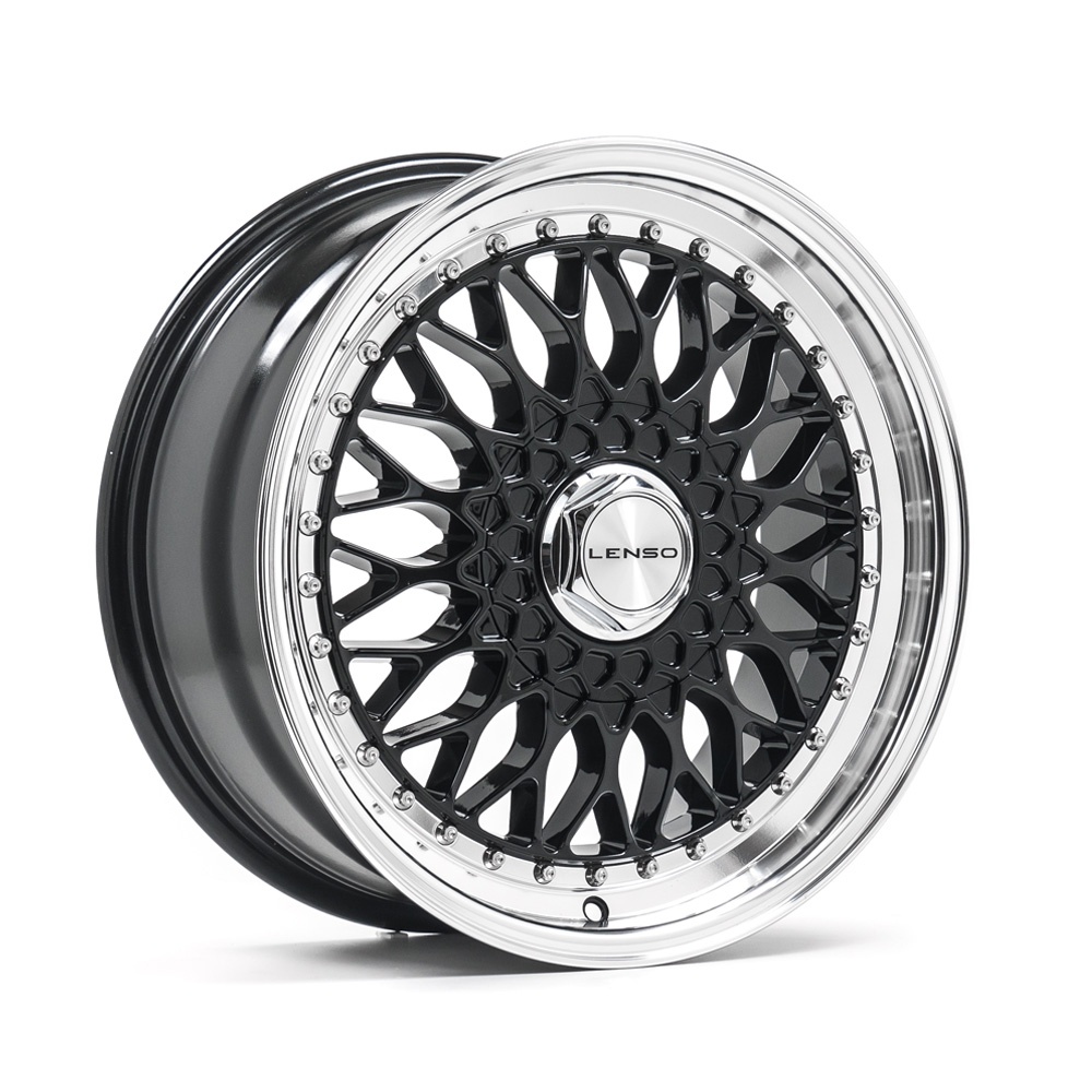Jante 1AV BSX 17x7,5 ET20 4x98 - GLOSS BLACK & POLISHED