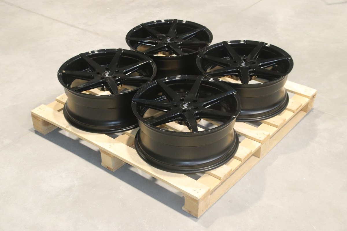 Jante JR Wheels Complete Sets 20x8,5 ET27 5x112 - Black