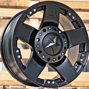 Jante 4X4 18x9 ET-12 3x114,3/3x120 - Black Matt