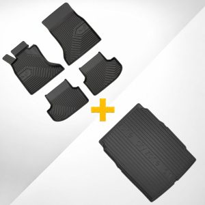 PACK TAPETES INTERIORES NO.77 + MALA DRYZONE BMW SÉRIE 5 F10 CARRO LCI 2013-2017