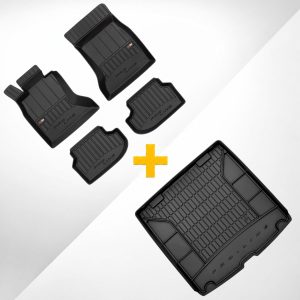PACK TAPETES PROLINE INTERIOR + MALA BMW SERIE 5 F11 LCI CARRINHA 2013-2017