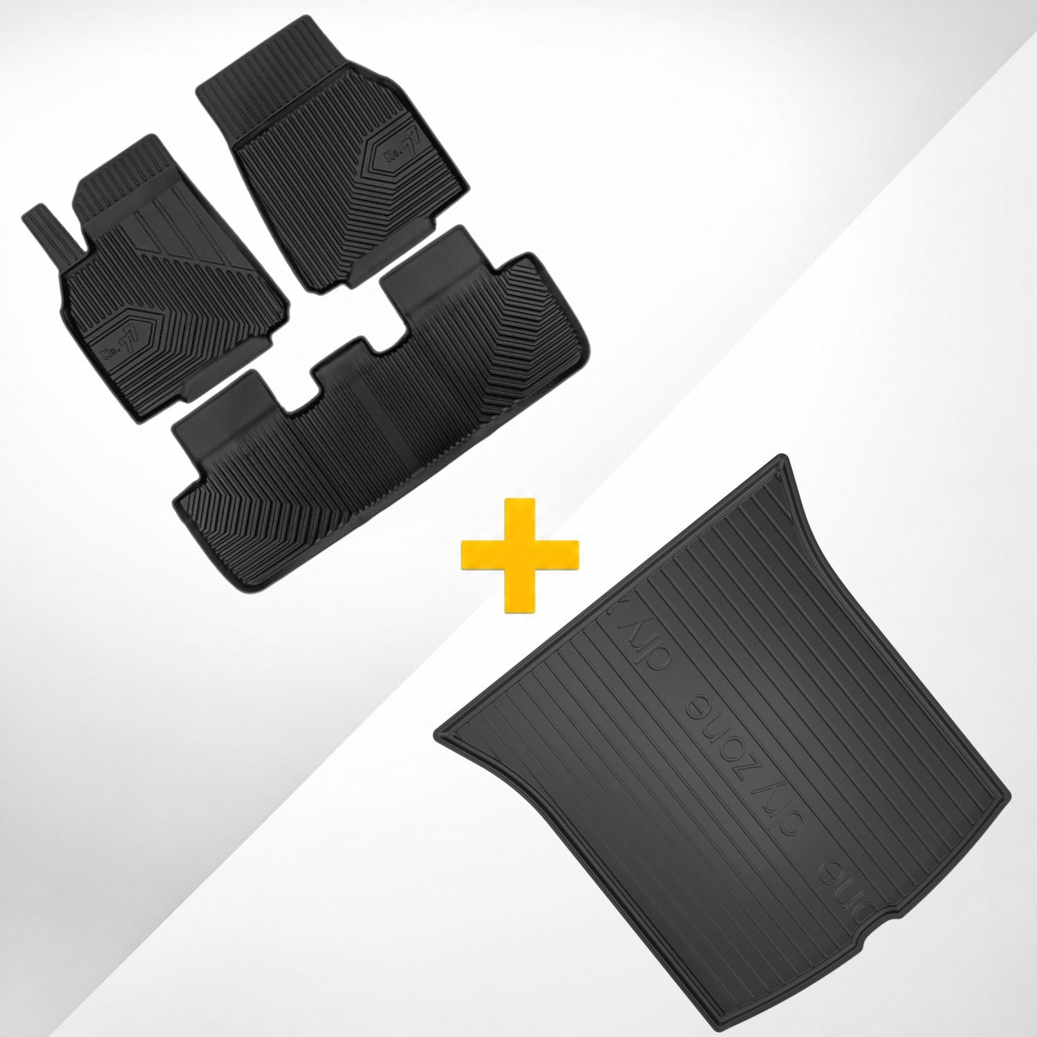PACK TAPETES INTERIORES NO.77 + MALA DRYZONE TESLA MODEL Y 2025-2026