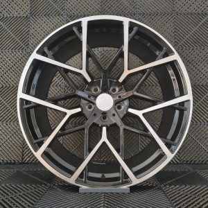 Jante Pesa Wheels PW2220 22×10 ET38 5×120 – Black Machined Face - Image 3