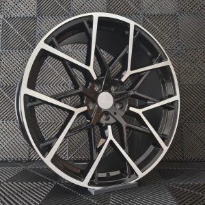Jante Pesa Wheels PW2640 22×11 ET38 5×120 – Black Machined Face - Image 2