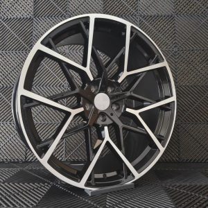 Jante Pesa Wheels PW2220 22×10 ET38 5×120 – Black Machined Face - Image 2