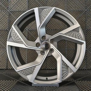 Jante Pesa Wheels PW4617 18×8 ET35 5×100 – Satin Gunmetal Machined Face - Image 2