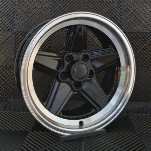 Jante Pesa Wheels PW1090 17×8 ET11 5×112 – Black Machined Lip - Image 2