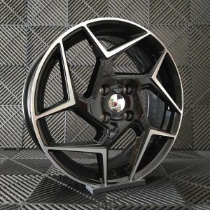 Jante Pesa Wheels PW1256 17×6,5 ET38 4×108 – Black Machined Face - Image 2