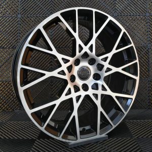 Jante Pesa Wheels PW8482 19×8 ET49 5×112 – Black Machined Face - Image 2