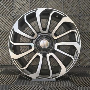 Jante Pesa Wheels PW1865 19×8,5 ET40 5×108 – Black Machined Face - Image 2