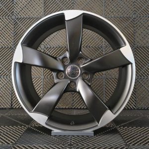 Jante Pesa Wheels PW2550 18×8 ET40 5×112 – Matt Black Machined Face - Image 2