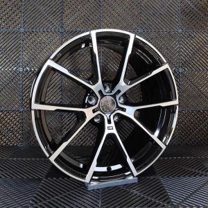 Jante Pesa Wheels PW7092 18×9 ET35 5×112 – Black Machined Face - Image 2