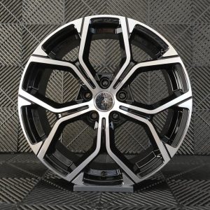Jante Pesa Wheels PW7860 18×7,5 ET40 5×112 – Black Machined Face - Image 2