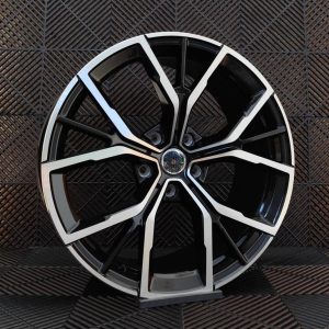 Jante Pesa Wheels PW7344 18×9 ET35 5×112 – Black Machined Face - Image 2