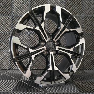 Jante Pesa Wheels PW1152 19×9 ET35 5×112 – Black Machined Face - Image 3
