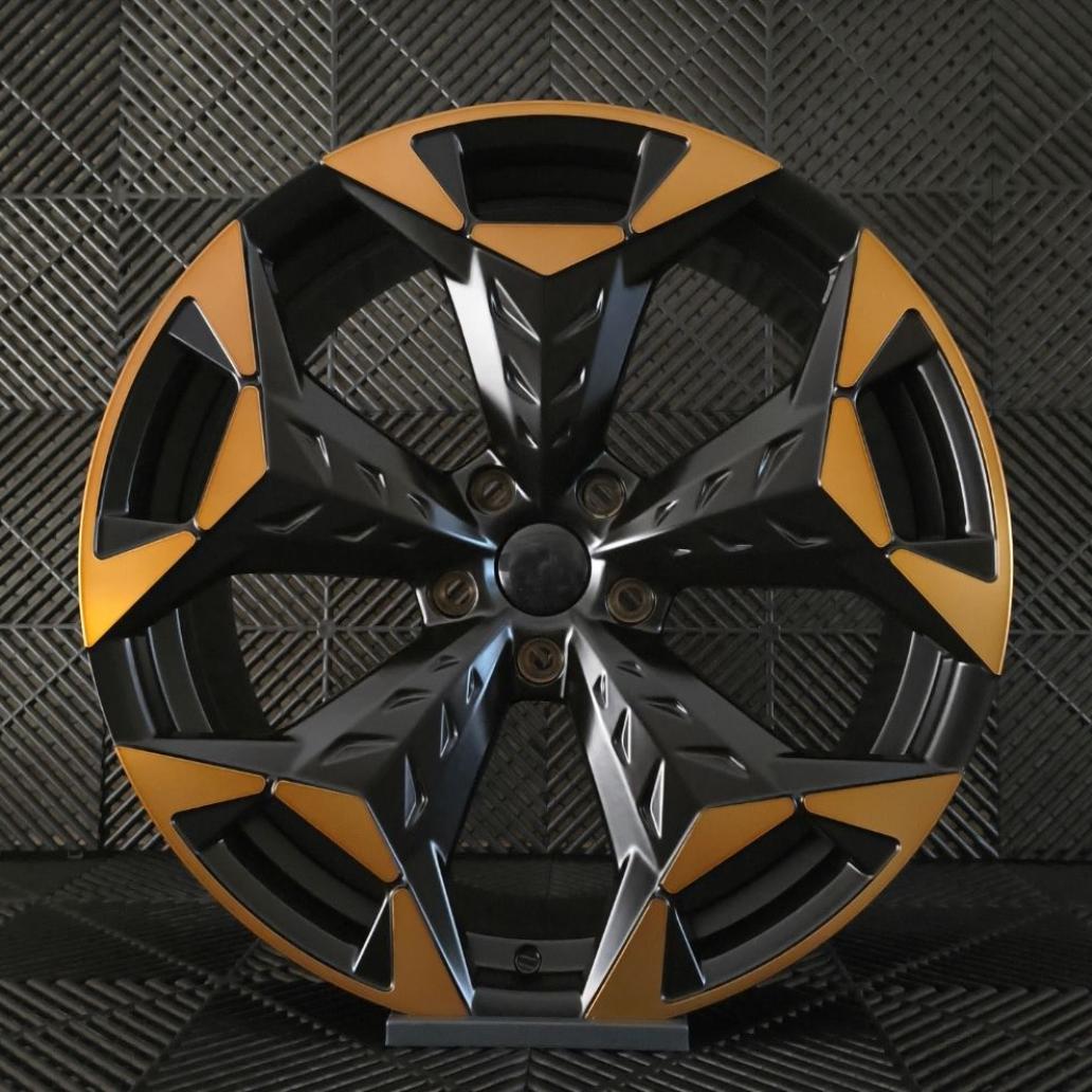 Jante Pesa Wheels PW4304 19×8,5 ET40 5×112 – Satin Black Machined Face + Copper - Image 2
