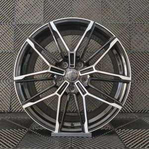 Jante Pesa Wheels PW6254 18×8 ET38 5×120 – New Black Machined Face - Image 2