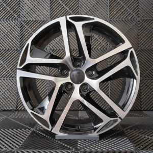 Jante Pesa Wheels PW4982 17×7 ET40 5×108 – Black Machined Face - Image 2