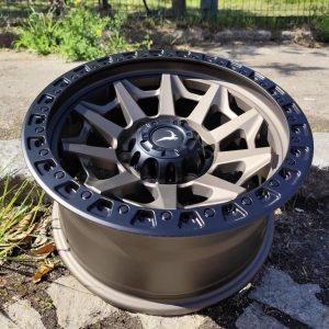 Jante Pesa Wheels PW7274 15×8 ET0 6×139,7 – Matt Bronze + Black Lip - Image 4