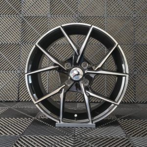 Jante Pesa Wheels PW4740 17×7 ET35 5×100 – Black Machined Face - Image 2