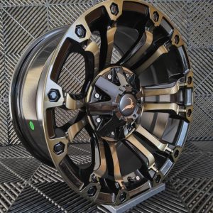Jante Pesa Wheels PW8318 16×8 ET0 6×139,7 – Black Machined Face + Black Tint - Image 4