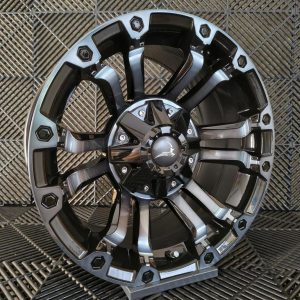 Jante Pesa Wheels PW8440 16×8 ET0 6×139,7 – Black Machined Face + Black Tint - Image 2