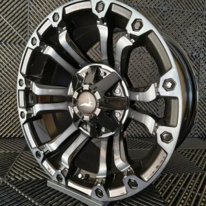 Jante Pesa Wheels PW8440 16×8 ET0 6×139,7 – Black Machined Face + Black Tint - Image 4