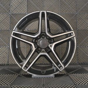 Jante Pesa Wheels PW6557 18×8 ET35 5×112 – Black Machined Face - Image 2
