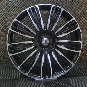 Jante Pesa Wheels PW8120 22×9,5 ET40 5×120 – Black Machined Face - Image 2