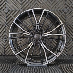 Jante Pesa Wheels PW1705 18×8 ET30 5×112 – Black Machined Face - Image 2