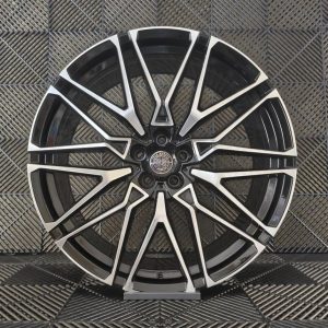 Jante Pesa Wheels PW7357 22×9,5 ET35 5×112 – Black Machined Face - Image 2