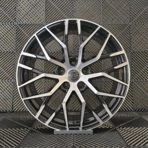 Jante Pesa Wheels PW4440 18×8 ET40 5×112 – Matt Gun Metal Machined Face - Image 2